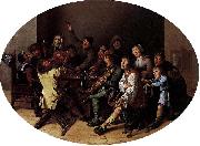 Jan Miense Molenaer The King Drinks oil painting reproduction